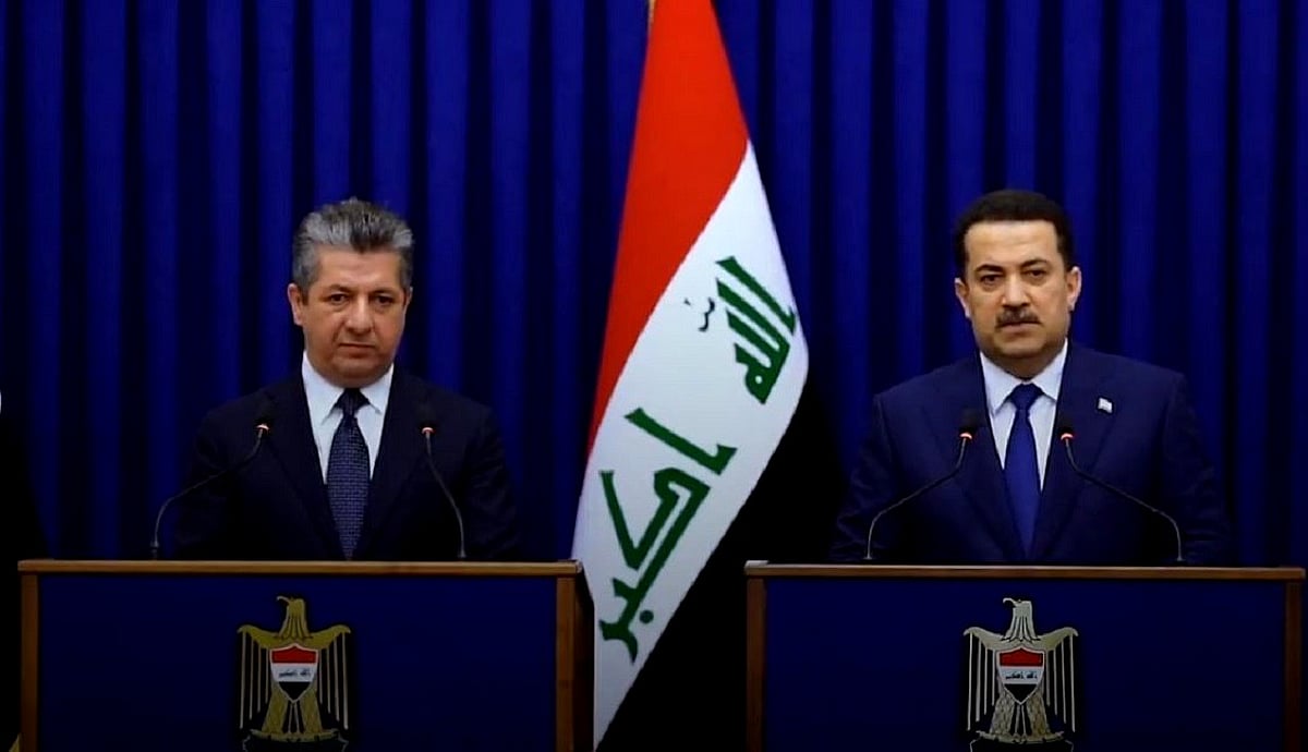 عراق اور کردستان علاقے کی حکومتوں نے تیل کی برآمدات دوبارہ شروع کرنے کے معاہدے پر کئے دستخط