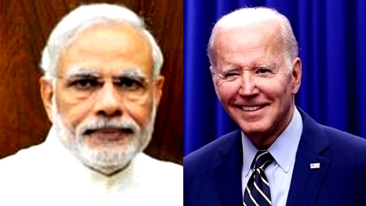 <div class="paragraphs"><p>امریکی صدر بائیڈن و پی ایم مودی، تصویر آئی اے این ایس</p></div>