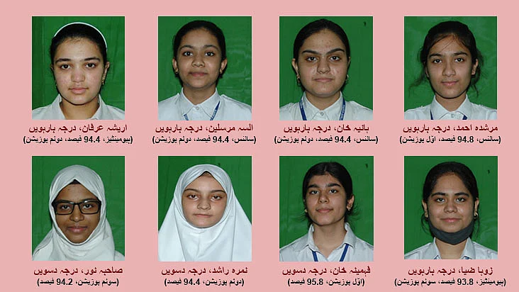 <div class="paragraphs"><p>رابعہ گرلز پبلک اسکول کی ٹاپرس طالبات</p></div>