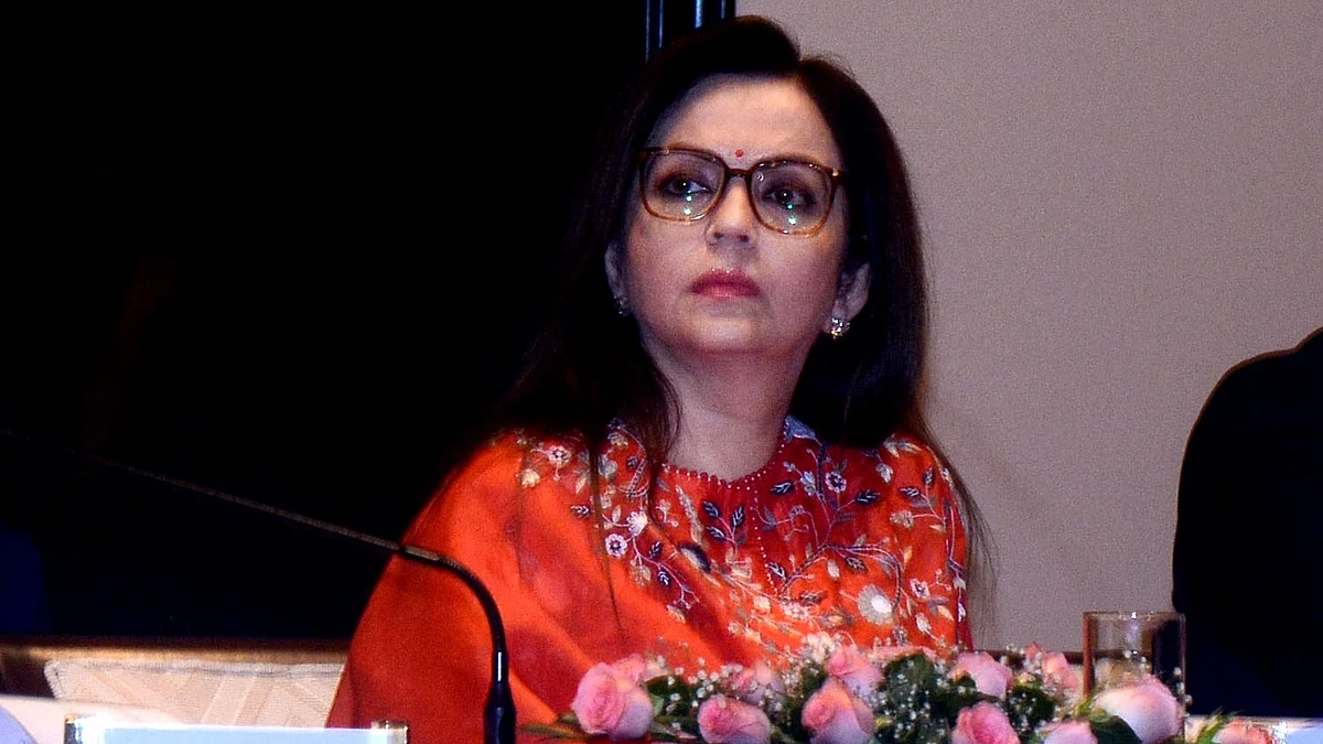 <div class="paragraphs"><p>نیتا امبانی، تصویر آئی اے این ایس</p></div>