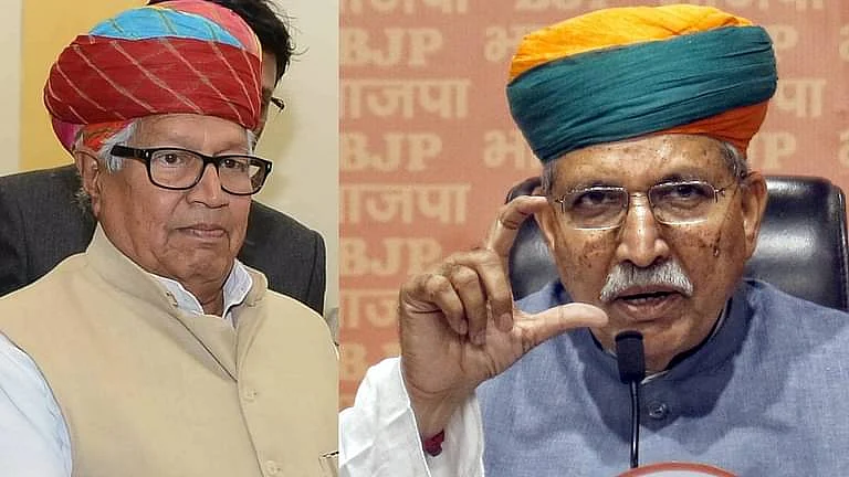 راجستھان بی جے پی میں چپقلش برسرعام، سینئر لیڈر کیلاش میگھوال نے مرکزی وزیر ارجن میگھوال کو بتایا ’بدعنوان نمبر 1‘