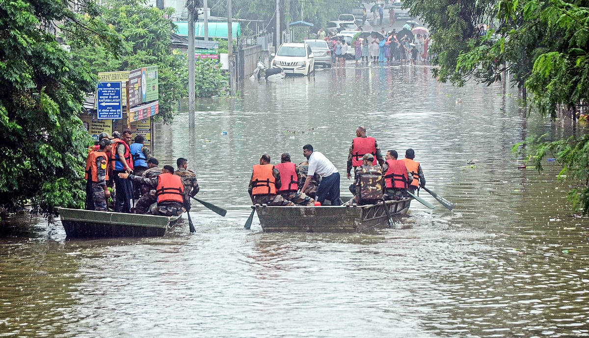 مہاراشٹر کے ناگپور میں شدید بارش سے تباہی، بیمار خاتون سمیت چار افراد ہلاک