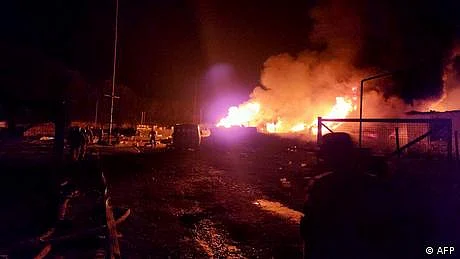 ناگورنو کاراباخ: ایندھن ڈپو میں دھماکے سے متعدد افراد ہلاک