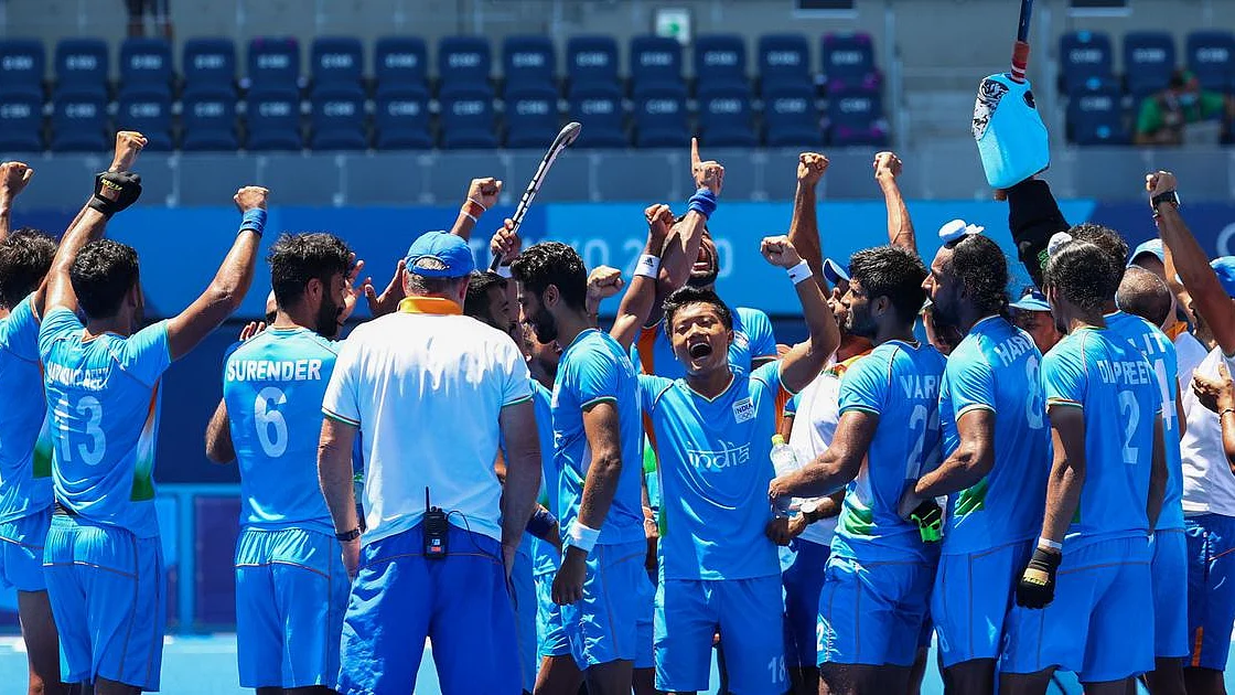 <div class="paragraphs"><p>فاتح ہندوستانی ہاکی ٹیم، تصویر سوشل میڈیا</p></div>