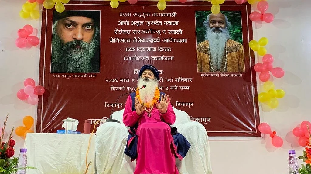 <div class="paragraphs"><p>مجمع سے خطاب کرتے ہوئے شیلندر سرسوتی کی ایک پرانی تصویر</p></div>