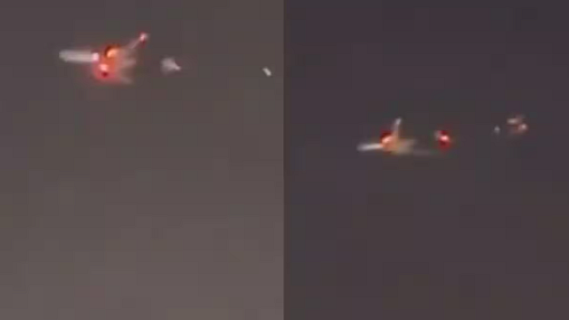 <div class="paragraphs"><p>طیارہ میں گی آگ، تصویر ویڈیو گریب</p></div>