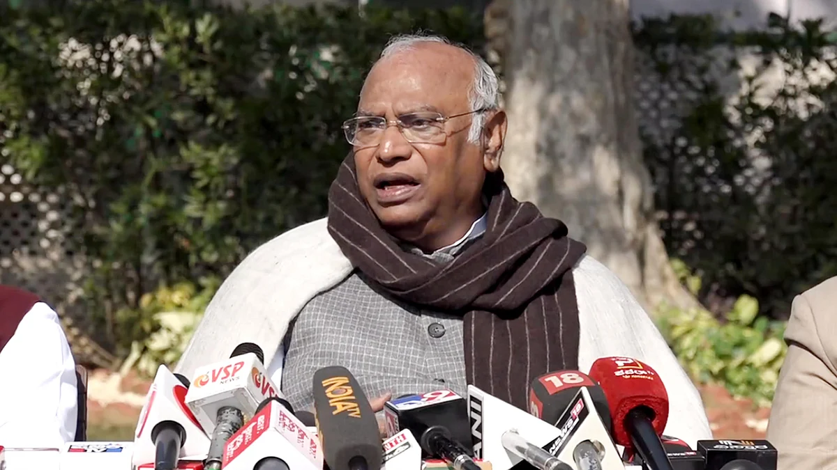 <div class="paragraphs"><p>کانگریس صدر ملکارجن کھڑگے / ویڈیو گریب</p></div>