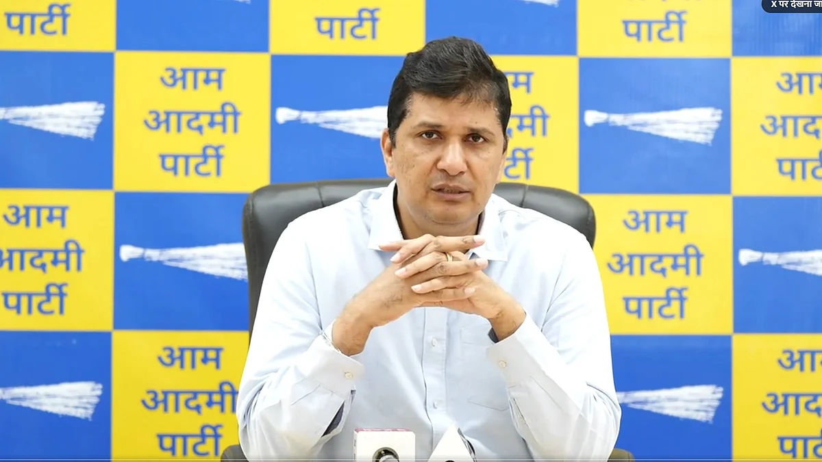 <div class="paragraphs"><p>عآپ لیڈر سوربھ بھاردواج / اسکرین شاٹ @AamAadmiParty</p></div>