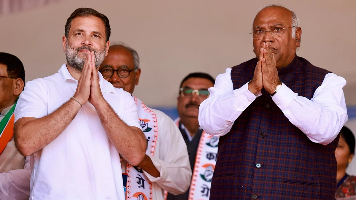 <div class="paragraphs"><p>کانگریس صدر کھڑگے اور راہل گاندھی، تصویر @INCIndia</p></div>