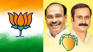 <div class="paragraphs"><p>بی جے پی-پی ایم کے اتحاد، تصویر سوشل میڈیا</p></div>