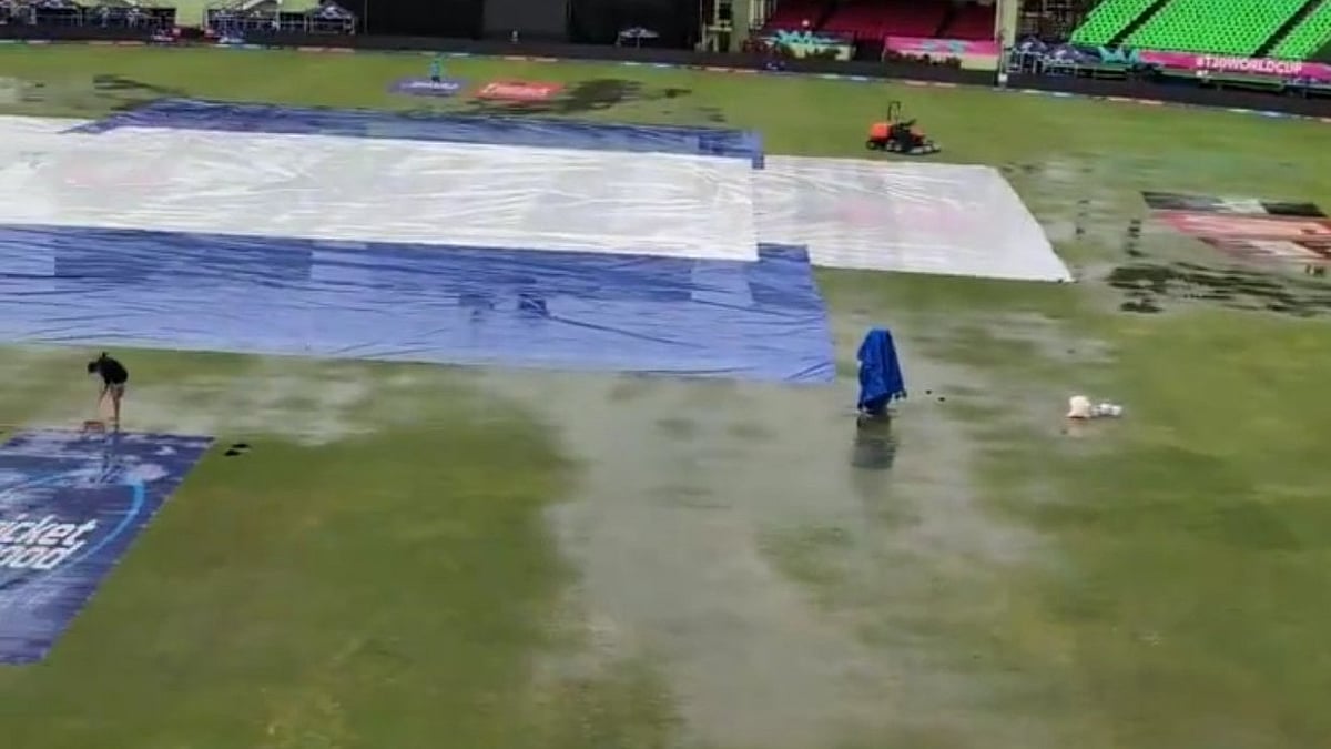 ٹی-20 عالمی کپ: کیا نہیں ہو پائے گا ہندوستان اور انگلینڈ کا میچ؟ گیانا میں بارش شروع، لیکن روہت بریگیڈ بے فکر!