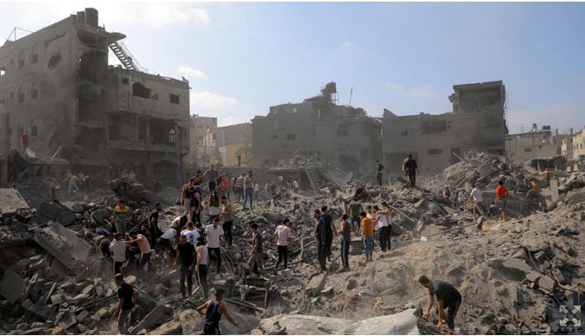 اسرائیلی فوج کے انخلاء کے بعد غزہ کے جبالیہ کیمپ سے 70 فلسطینیوں کی لاشیں برآمد