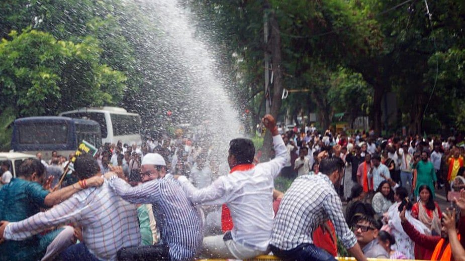 اولڈ راجندر نگر کوچنگ سینٹر حادثہ کے خلاف دہلی کے تاجروں کا احتجاج