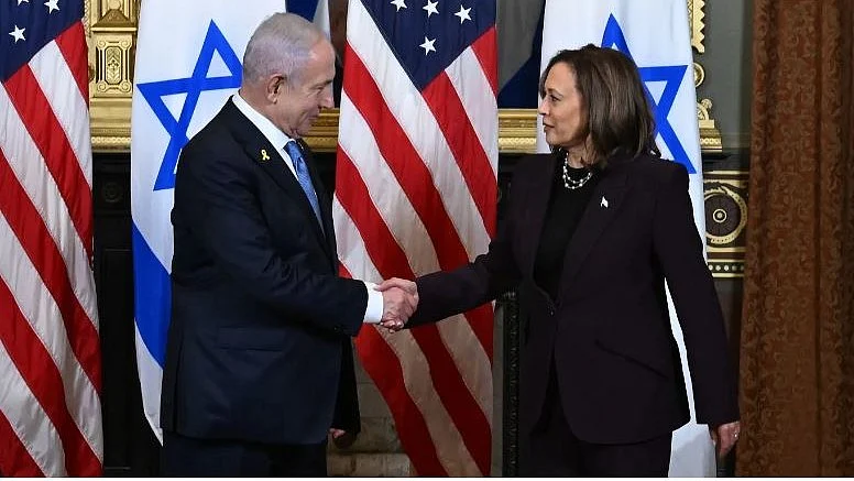 <div class="paragraphs"><p>کملا ہیرس اورنیتن یاہو/&nbsp;آئی اے این ایس</p></div>