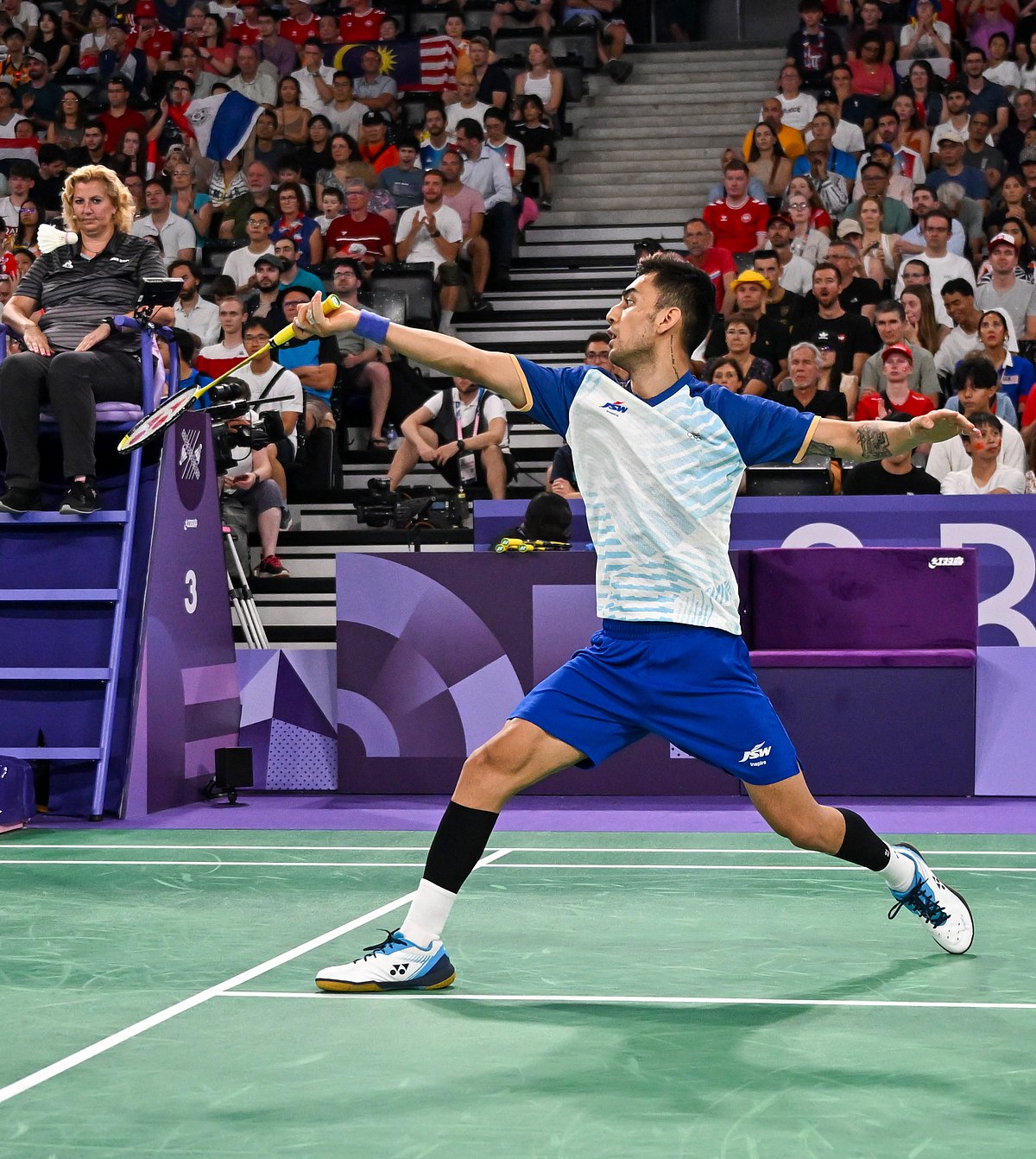 پی وی سندھو کا تیسرا میڈل جیتنے کا خواب پورا نہ ہو سکا، لکشیا مردوں کے سنگلز کوارٹر فائنل میں