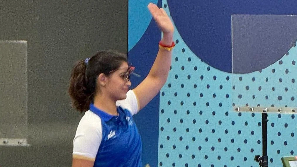 <div class="paragraphs"><p>ہندوستانی نشانہ باز منو بھاکر، تصویر&nbsp;<a href="https://x.com/WeAreTeamIndia">@WeAreTeamIndia</a></p></div>