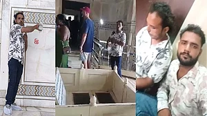 تاج محل کو ’شیو مندر‘ قرار دے کر ’گنگا جل‘ چڑھانے کے الزام میں دو نوجوان گرفتار