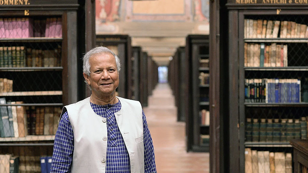 <div class="paragraphs"><p>نوبل انعام یافتہ بنگلہ دیشی ماہر اقتصادیات محمد یونس / Getty Images</p></div>