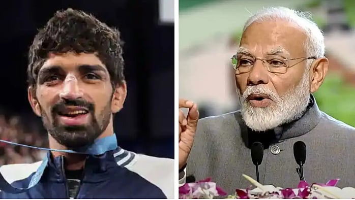 ’2028 اولمپک میں طلائی تمغہ لاؤں گا‘، برانز میڈل جیتنے والے پہلوان امن سہراوت نے پی ایم مودی سے کیا وعدہ