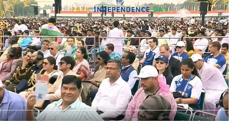 78 واں یوم آزادی: 6000 مہمان خصوصی میں ہندوستانی اولمپک دستہ، لکھپتی دیدی اور بی آر او ملازمین شامل