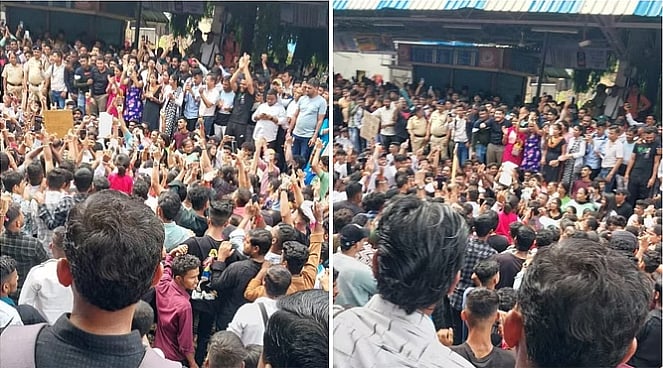 مہاراشٹر: اسکولی بچیوں سے جنسی استحصال معاملے میں پُرتشدد مظاہرہ، ٹرینوں کی آمد و رفت متاثر، بھیڑ نے کیا پتھراؤ