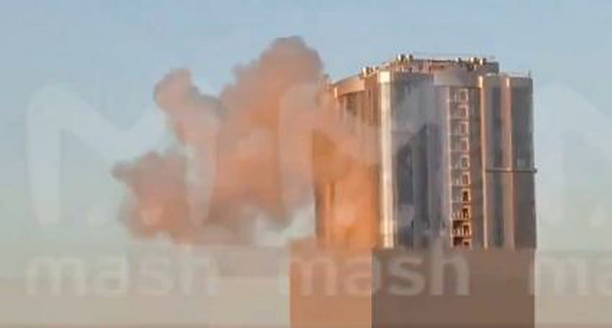 یوکرین نے روس کو 9/11 جیسا دہلا دیا، 38 منزلہ عمارت پر ڈرون سے خوفناک حملہ