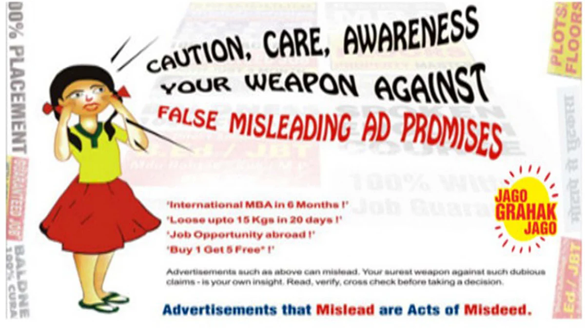 <div class="paragraphs"><p>گمراہ کن اشتہارات کے تئیں بیداری کا پوسٹر / آئی اے این ایس</p></div>