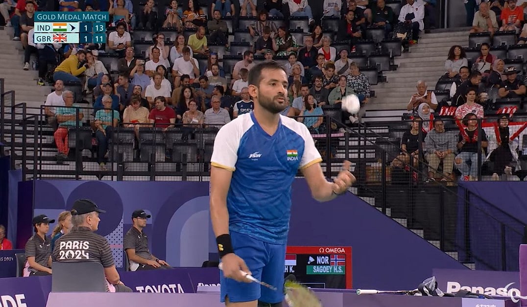 پیرالمپکس 2024: بیڈمنٹن کھلاڑی نتیش نے رقم کی تاریخ، ہندوستان کو دلایا اس سیزن کا دوسرا طلائی تمغہ