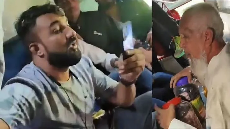 <div class="paragraphs"><p>ٹرین پر بیف کے شبہ میں بزرگ کی پٹائی، تصویر سوشل میڈیا</p></div>