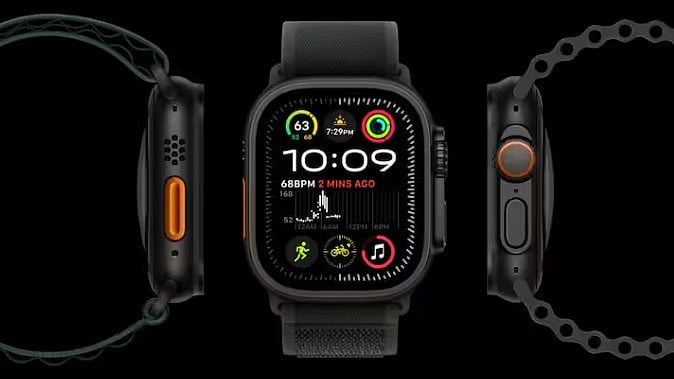 نئی ایپل واچ الٹرا 2کےذریعہ اسٹروک کا پتہ بھی لگ جائے گا، 799 امریکی ڈالر میں ملے گی یہ گھڑی