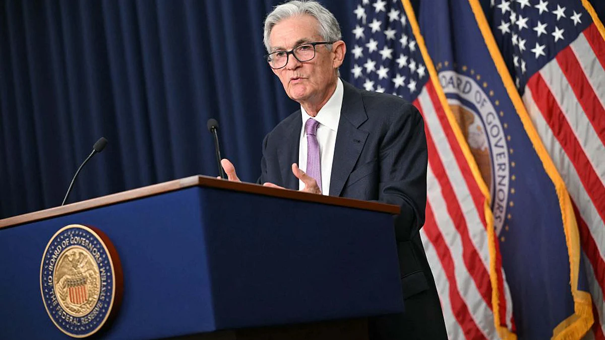 <div class="paragraphs"><p>امریکی فیڈرل ریزرو کے چیئرمین جروم پاول / Getty Images</p></div>