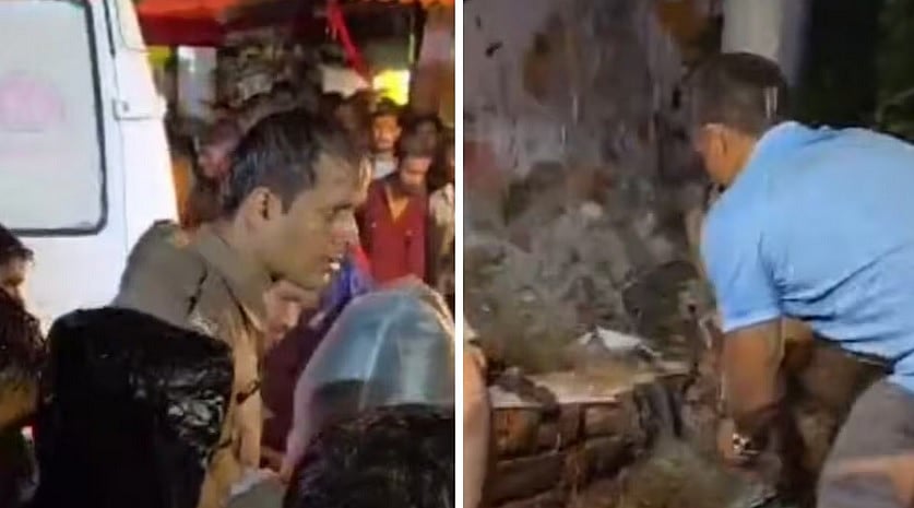 اجین: مہاکال مندر کے پاس پیش آیا دردناک حادثہ، دیوار گرنے سے 2 عقیدتمندوں کی موت، راحت و بچاؤ کاری شروع