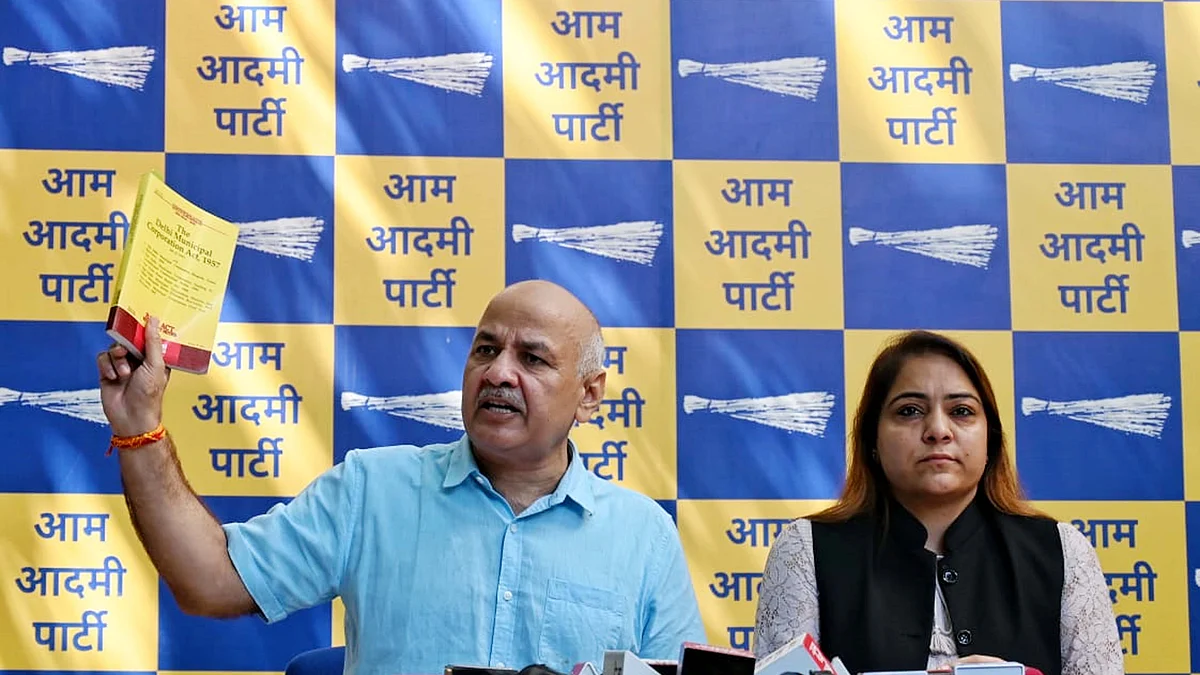 <div class="paragraphs"><p>منیش سسودیا اور شیلی اوبرائے / تصویر قومی&nbsp;آواز / وپن</p></div>