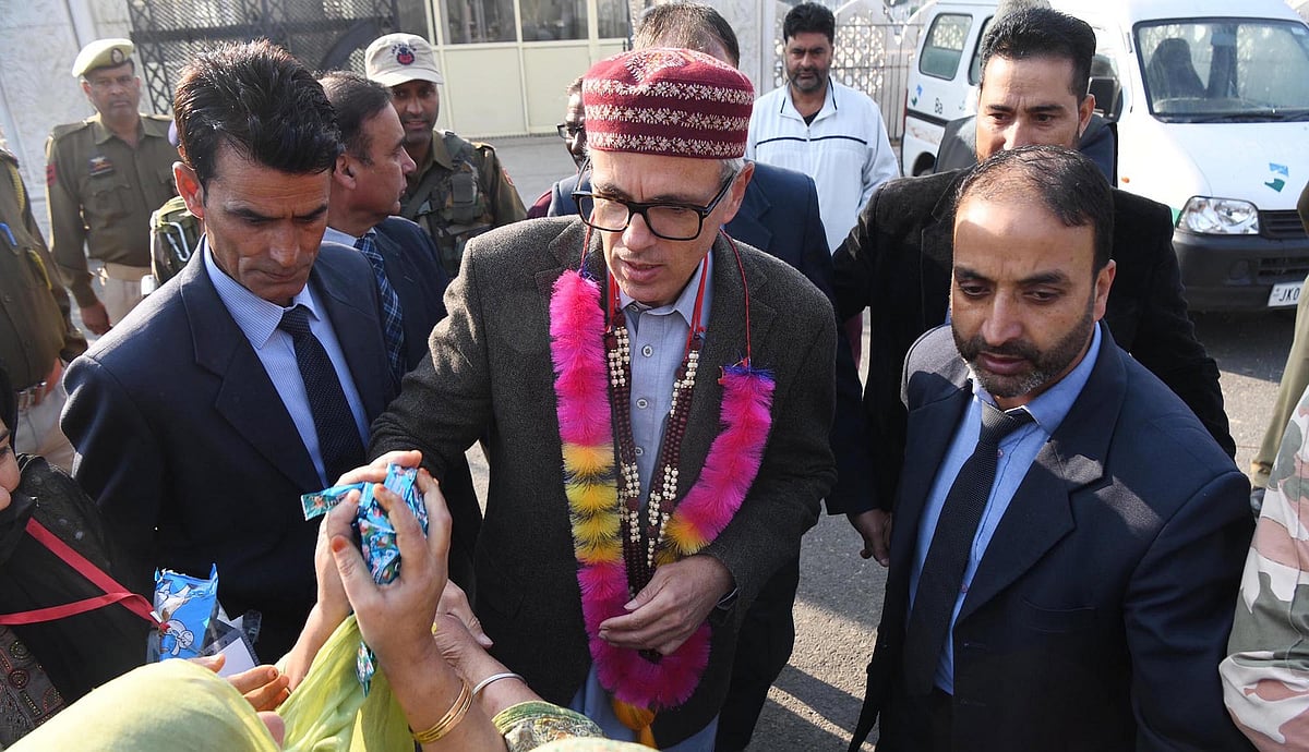 جموں و کشمیر: عمر عبداللہ کی حلف برداری تقریب... تصویری جھلکیاں