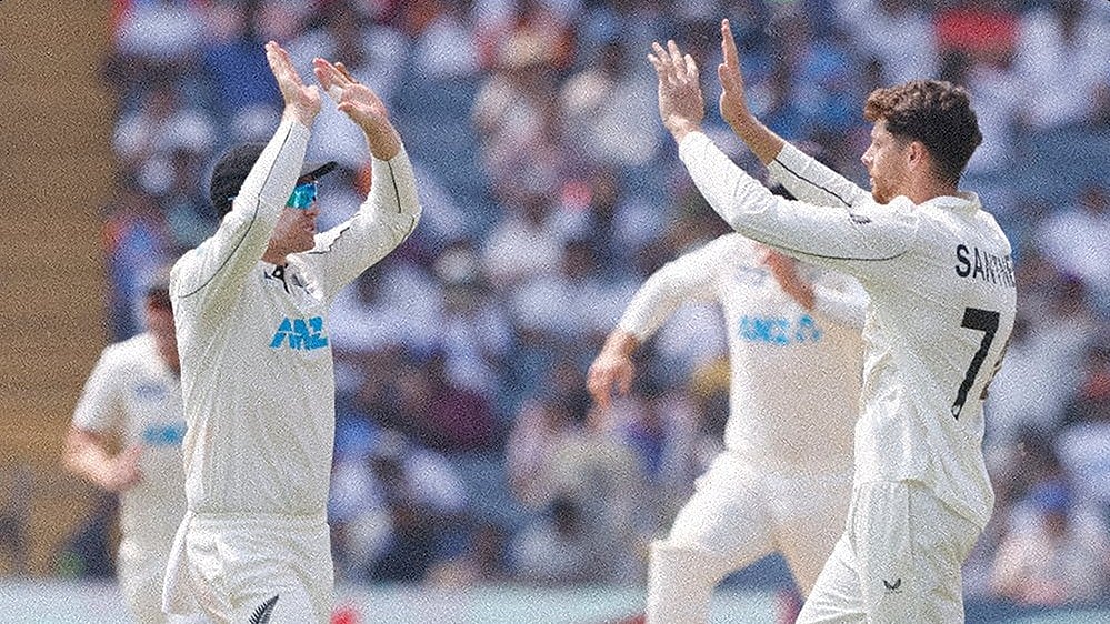 دوسرے ٹیسٹ میں نیوزی لینڈ کی گرفت مضبوط، ہندوستان کو جیت کے لیے رقم کرنی ہوگی نئی تاریخ