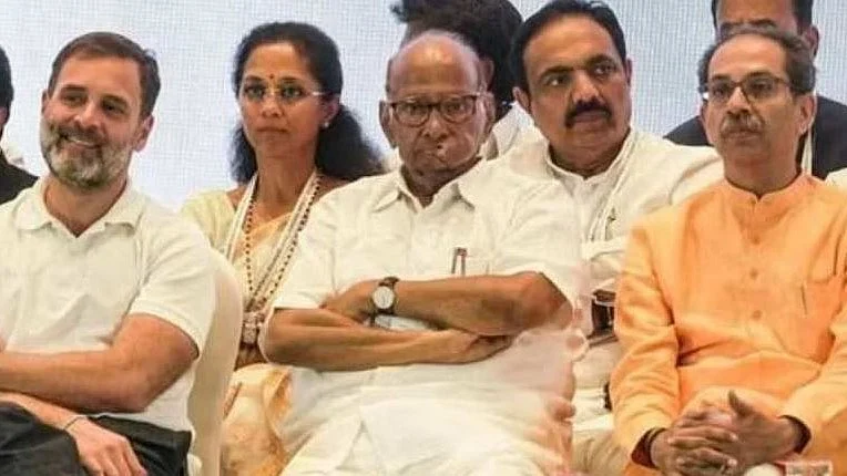 <div class="paragraphs"><p>راہل گاندھی، شرد پوار اور ادھو ٹھاکرے، تصویر سوشل میڈیا</p></div>