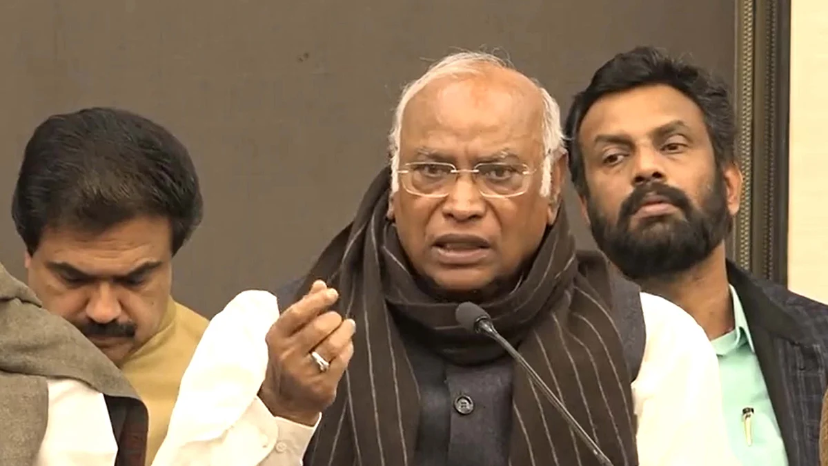 <div class="paragraphs"><p>ملکارجن کھڑگے / ویڈیو گریب</p></div>