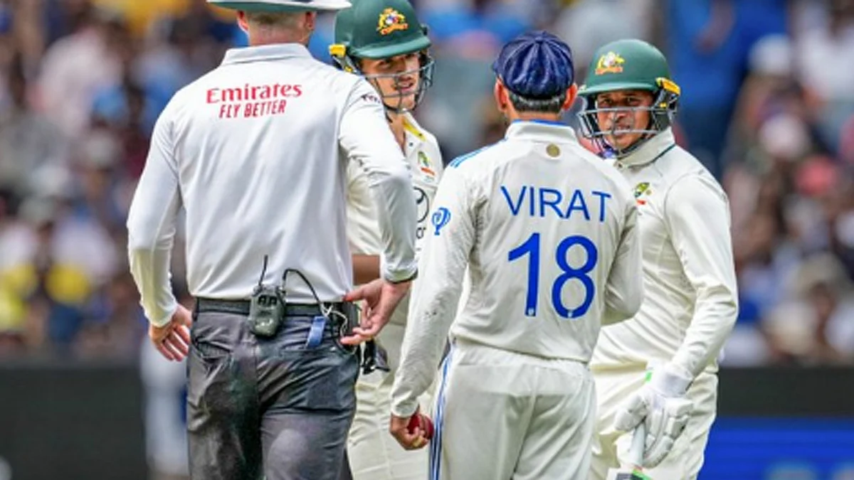 <div class="paragraphs"><p>ملبورن ٹیسٹ کے دوران ایک منظر، تصویر 'ایکس'&nbsp;<a href="https://x.com/OneCricketApp">@OneCricketApp</a></p></div>