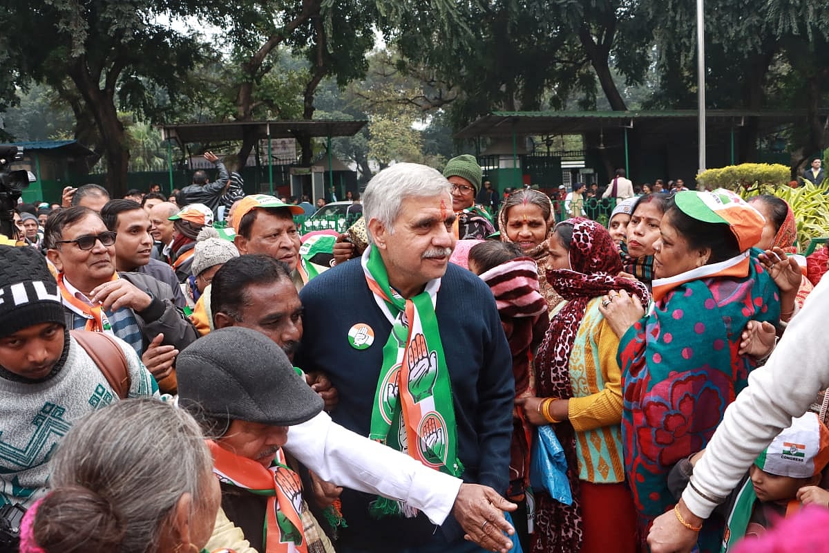 سندیپ دکشت کی نامزدگی ریلی میں قدآور کانگریس لیڈران کی شرکت، دیویندر یادو نے کہا- ’عآپ میں خوف کا ماحول‘