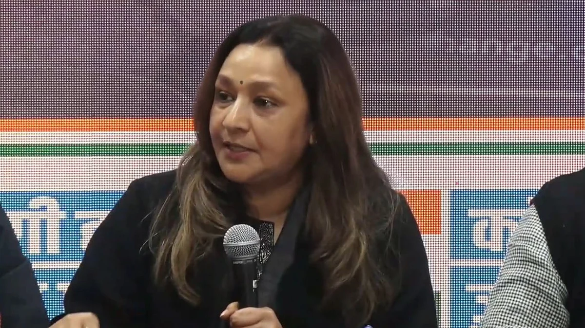 <div class="paragraphs"><p>کانگریس لیڈر مونا مشرا، ویڈیو گریب</p></div>