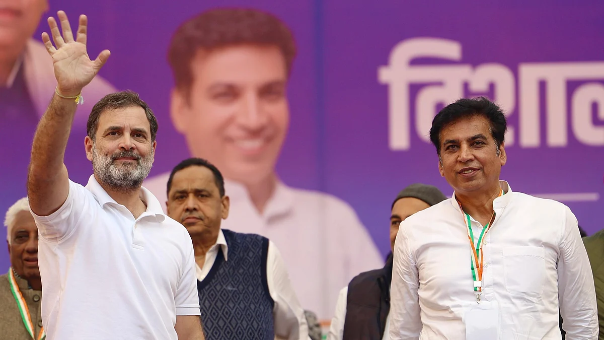 <div class="paragraphs"><p>بادلی میں انتخابی جلسہ کے دوران راہل گاندھی، تصویر <a href="https://x.com/INCIndia">@INCIndia</a></p></div>