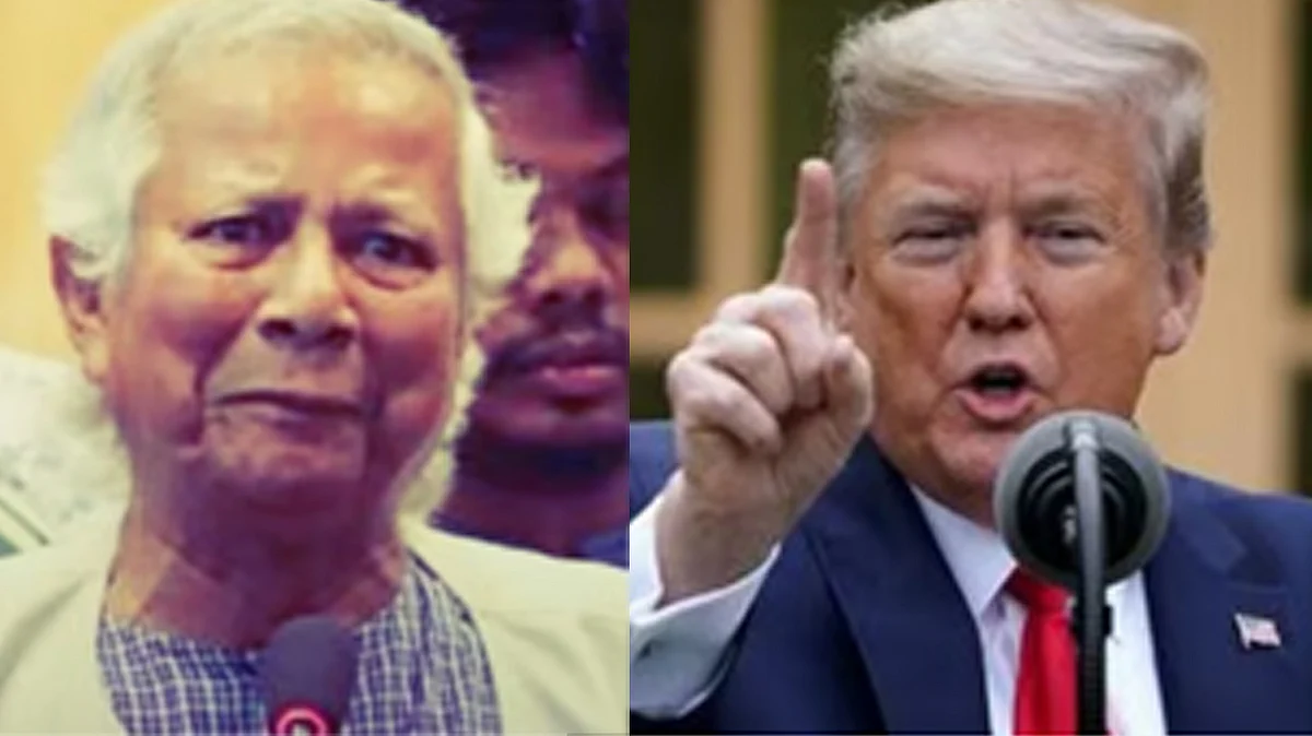 <div class="paragraphs"><p>ڈونالڈ ٹرمپ اور محمد یونس (فائل)</p></div>