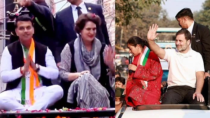 <div class="paragraphs"><p>راہل اور پرینکا نے کیا روڈ شو</p></div>