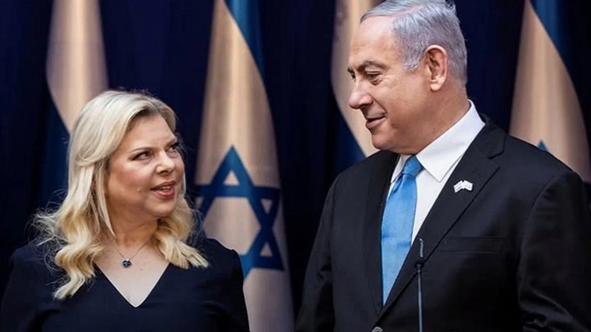 <div class="paragraphs"><p>بنجامن نیتن یاہو اور سارہ نیتن یاہو، تصویر سوشل میڈیا</p></div>