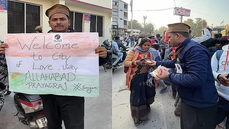 گراؤنڈ رپورٹ: ’ہمیں تو کمبھ سے باہر کر دیا گیا تھا، اوپر والے نے کمبھ کو ہی ہمارے پاس بھیج دیا‘