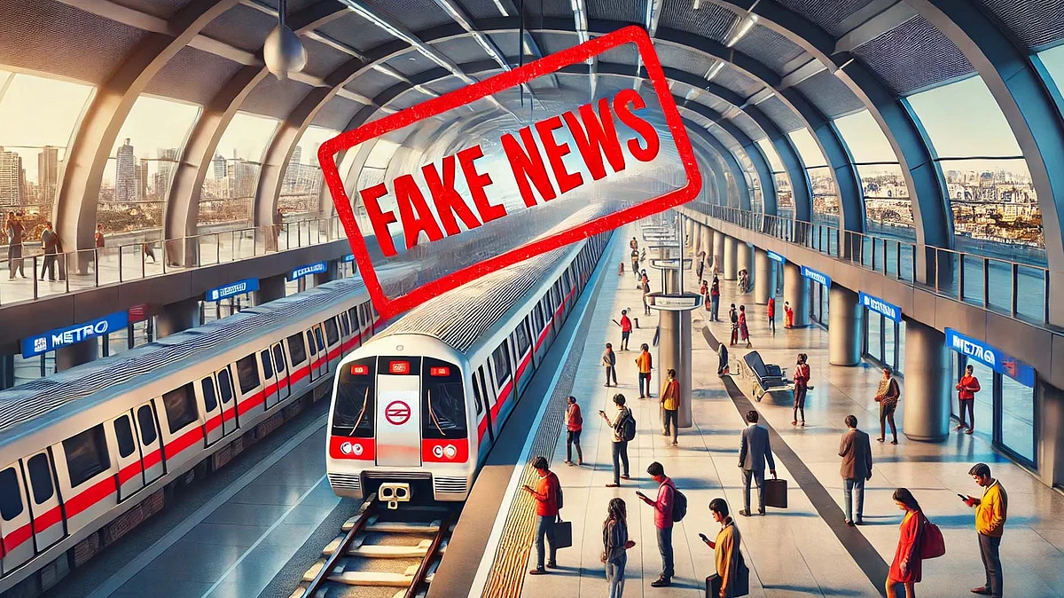 <div class="paragraphs"><p>دہلی میٹرو، فرضی خبر / اے آئی</p></div>