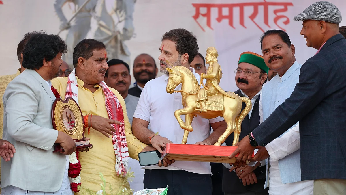 <div class="paragraphs"><p>رائے بریلی میں ایک تقریب کے دوران راہل گاندھی، تصویر @INCIndia</p></div>
