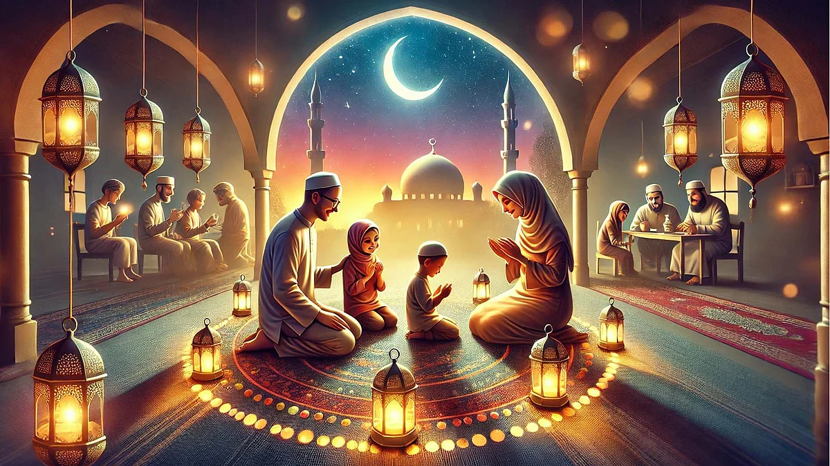 <div class="paragraphs"><p>رمضان اور بچے / تصویر اے آئی</p></div>