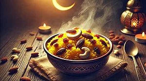 سحری میں توانائی بخش اور مزیدار پکوان ’زعفرانی کھچڑی‘ کی خاص ترکیب