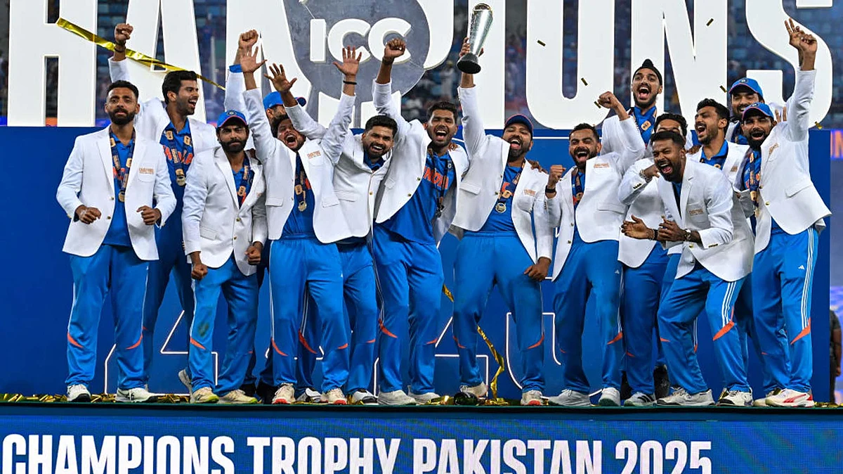 <div class="paragraphs"><p>ہندوستان چیمپئنز ٹرافی کا فاتح / Getty Images</p></div>